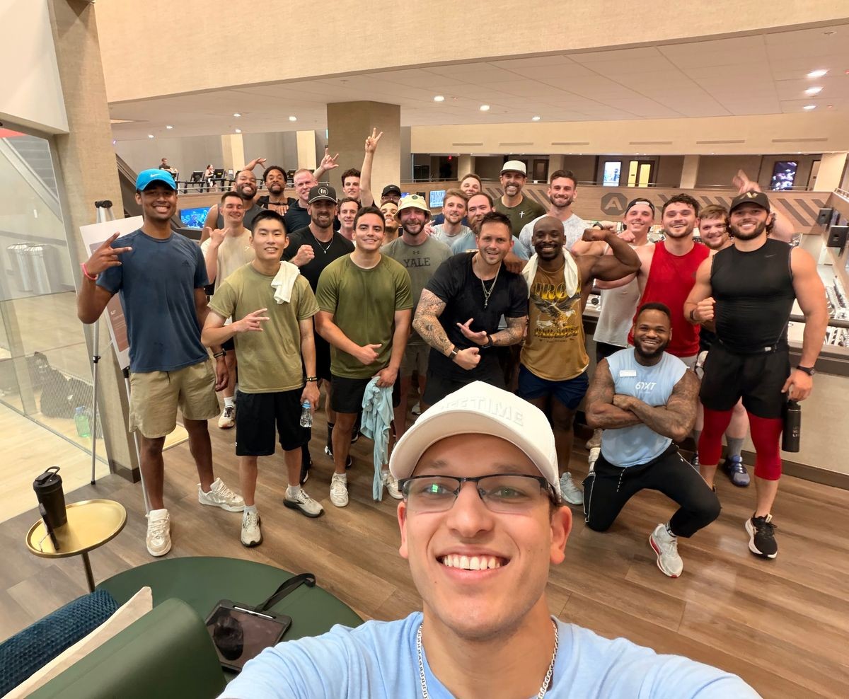 Iron Sharpen Iron: Men’s 6AM Workout + Recovery at Life Time