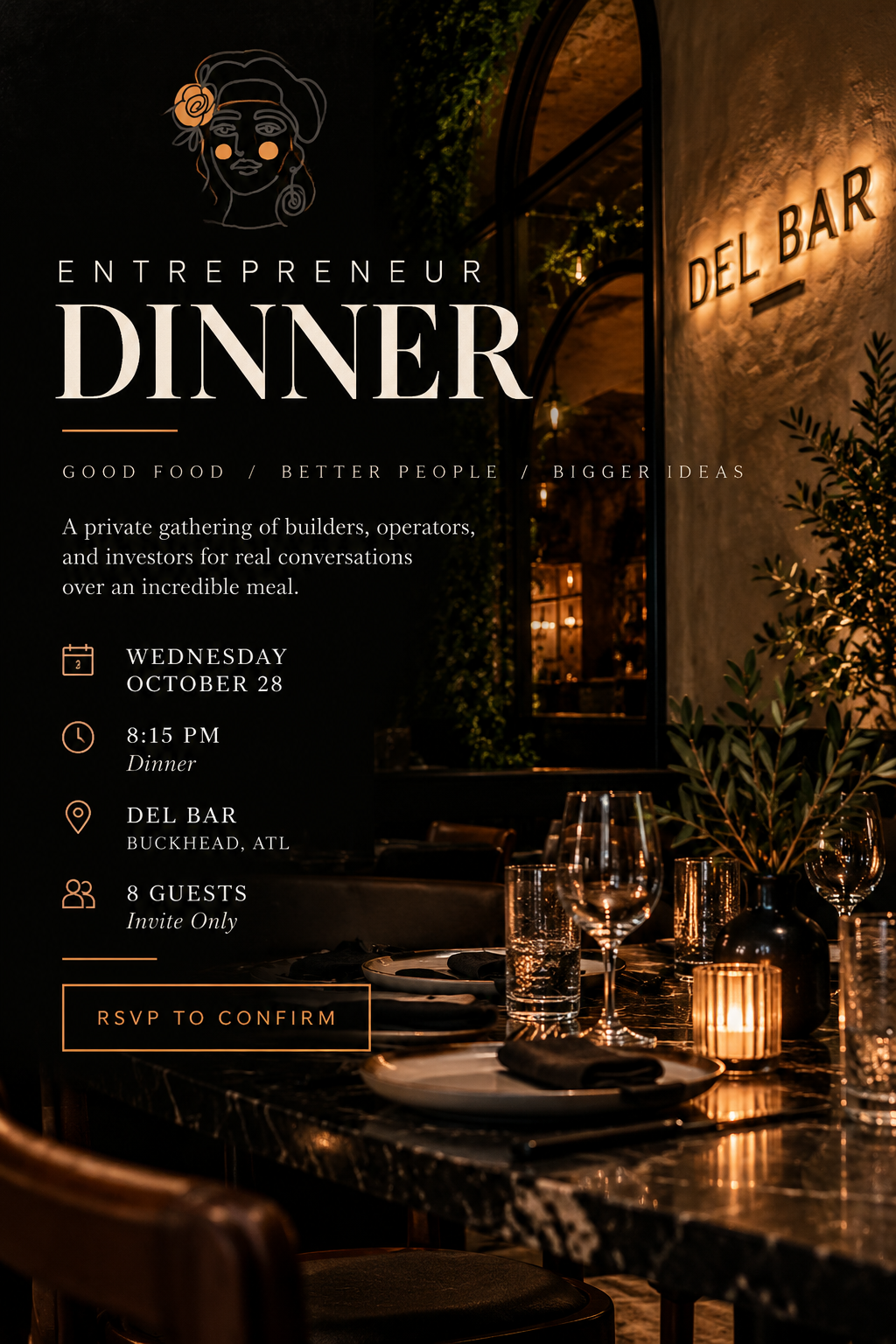The Boys' Table | Private Dinner