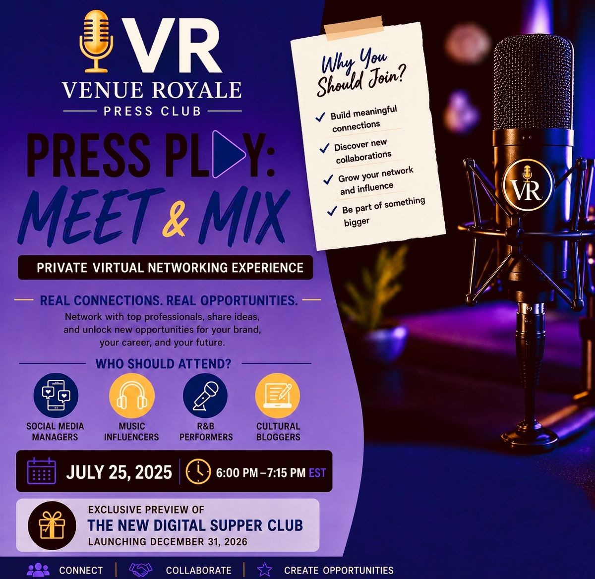 Press Play: Meet & Mix